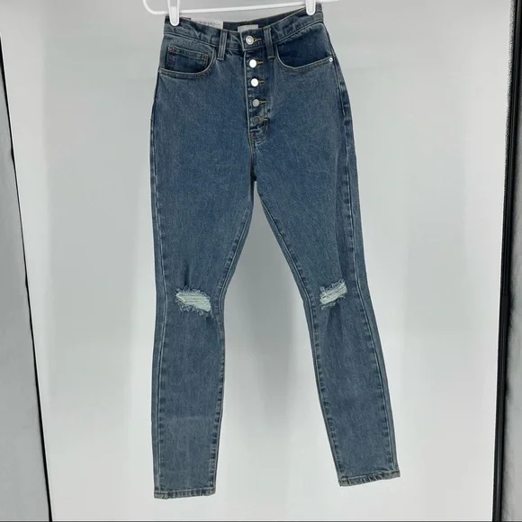 WE WORE WHAT NWT THE DANIELLE JEAN IN SPEING ST HOLE BLUE 24 - Picture 2 of 12